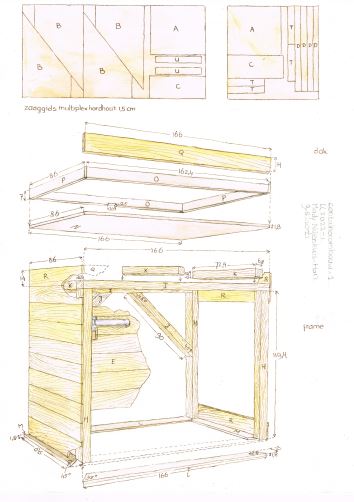 Werktekening 1 containerombouwlandleven